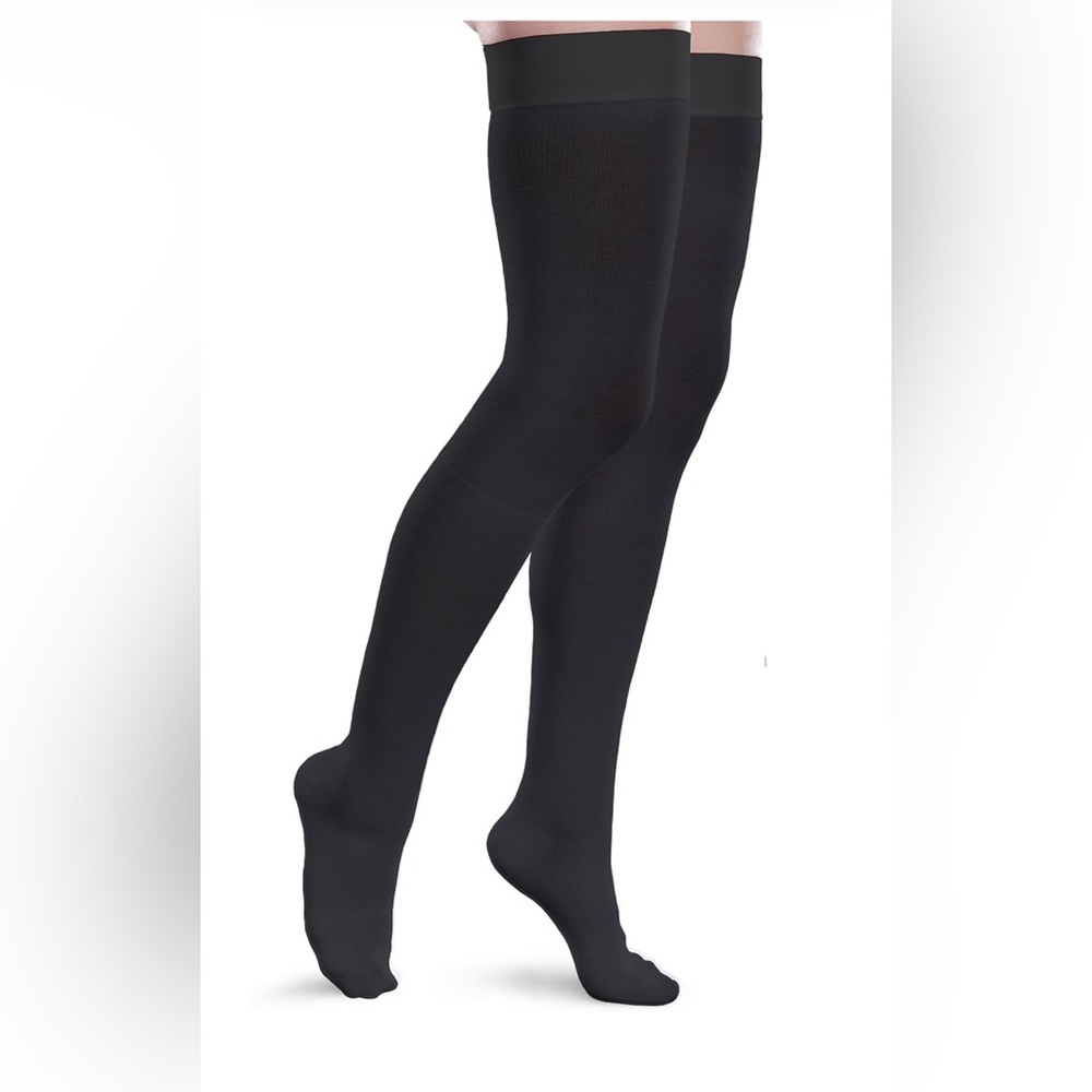 Core-Spun Gradient Compression Thigh High Support… - image 1
